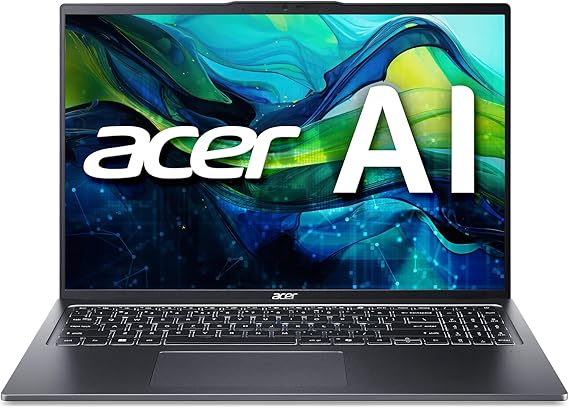 Acer Swift Go 16 Intel Evo Edition Laptop | 16" 1920 x 1200 Touch Display | Unlock AI Experience | Intel Core Ultra 9 Processor 185H | Intel ARC | 16GB LPDDR5X | 1TB SSD | Wi-Fi 7 | SFG16-72T-95Z6