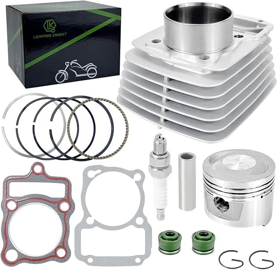 62mm Cylinder Piston Ring Gasket with Spark Plug Kit for CG150cc