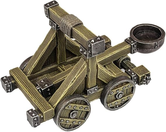 War World Gaming Medieval Siege Catapult Weapon 28mm Fantasy Wargaming Terrain Model Diorama