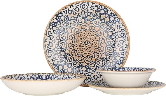 Bonna Dinnerware Set (Medium) - Alhambra - 24 pieces - 6 Persons - Porcelain