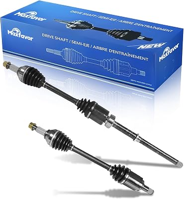 Maxfavor CV Axle Front fit for 2013 2014 2015 Nissan Pathfinder 3.5L 4WD, CV Axle Shaft Assembly Left Right Front Driver Passenger Side
