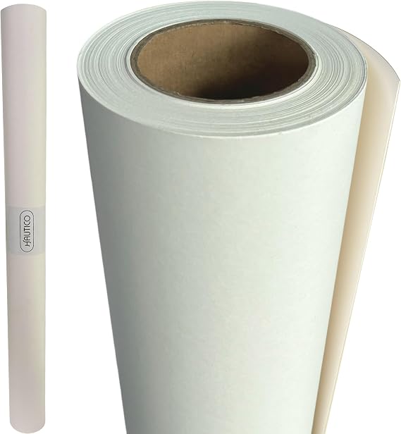 HAUTICO Manila Paper for Sewing Pattern Making, Fashion Design and Art Decoration, Oak Tag, 300g Heavy Weight, 0.33mm/0.013in Thickness, 35" Width, Off-White Color, 10 Yards