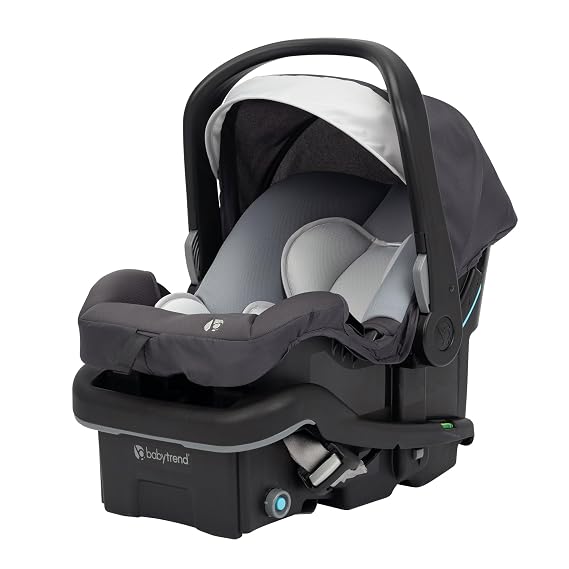 Baby Trend EZ-LiftTM PRO Infant Car Seat, Dash Midnight Lightweight Premium Carry, Plush Infant Cushioning, Adjustable Harness Support