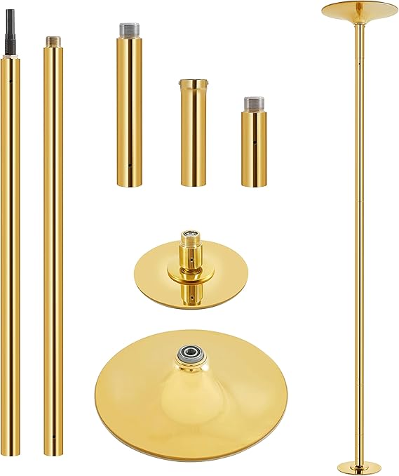 Yaheetech 45mm Portable Spinning & Static Pole Dance Pole for Home