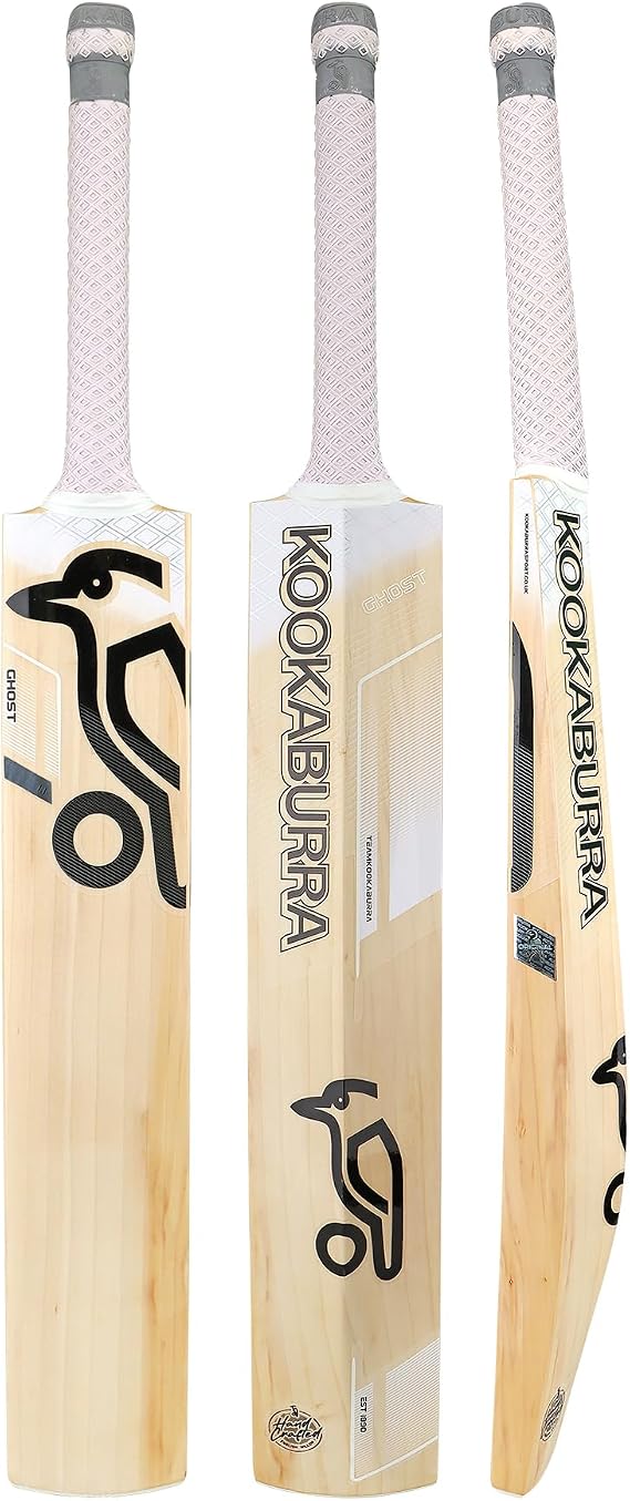 Kookaburra Ghost 1.1 Cricket Bat, Short Handle, White