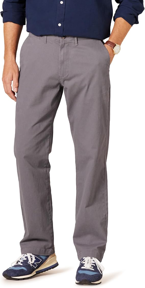 Amazon Essentials Men's Classic-Fit Casual Stretch Chino Casual Trousers