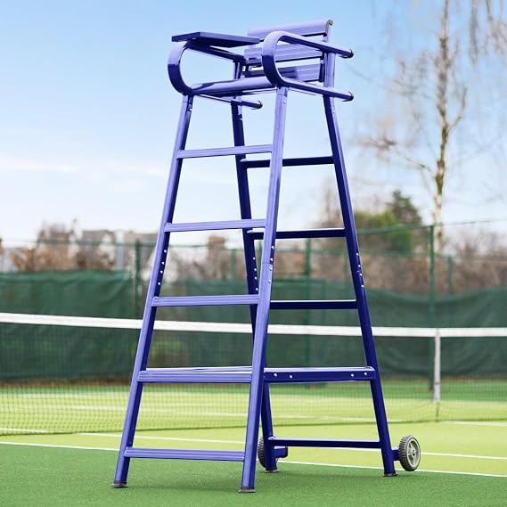 Vermont Aluminum Tennis Umpire Chair | ITF Regulation Compliant Umpire Chair - Lightweight & Durable with Optional Canopy [3 Color Options]