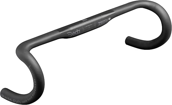 Deda Elementi Zero2 DCR RHM-Evo Drop Handlebar, PoB (Polished on Black), 40cm