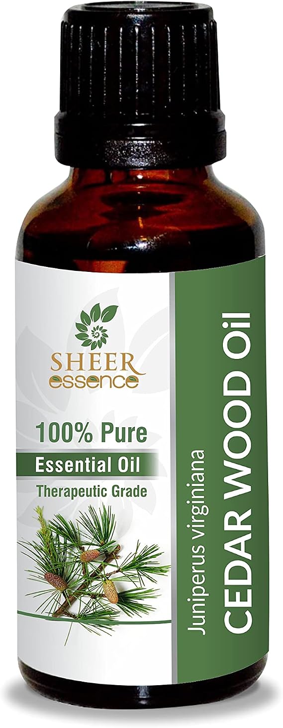 Himalayan Cedarwood Essential Oil 16 oz - 100% Pure Natural for Aromatherapy, Diffuser, Skin Massage, Hair Care, Add to Spray, DIY Soap and Candle - 500ml