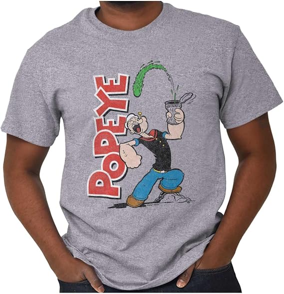 Popeye - Spinach Power T-Shirt Size S