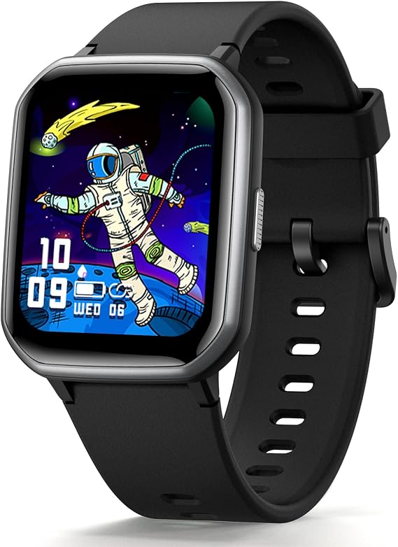 YOUSOKU Kids Smart Watch Girls Boys, Fitness Tracker for Kids, 1.5 Inch DIY Dial, 19 Sport Modes, Sleep Monitor, Pedometers, Heart Rate, IP68 Waterproof, Great Gift for Boys Girls Teens 6-14