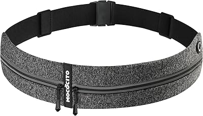 Running Belt For Men & Women Water-resistant Stretch Waist Pack for Jogging, Fits Most Phones, Keys & Essentials Plus Size & BMI-Friendly Design