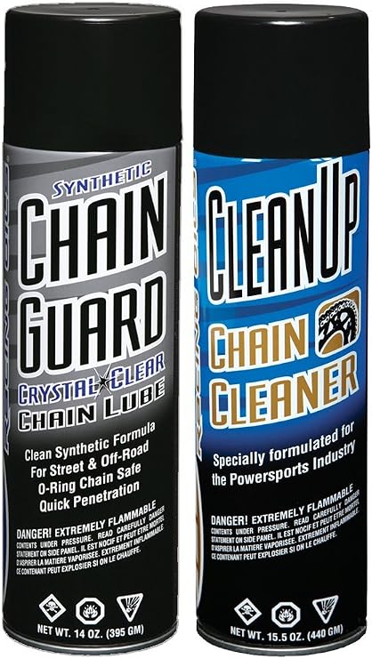 Maxima Racing Oils MA-BCC-GUARD Synthetic Chain Guard Basic Care Aerosol Combo Kit, 29 fl. oz