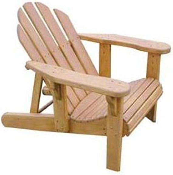 Project Paper Plan to Build Adjustable Adirondack Chair - Material Not Included