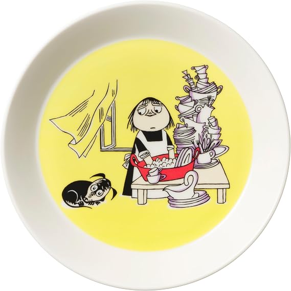 Arabia Moomin Plate 7.48in Misabel, Yellow
