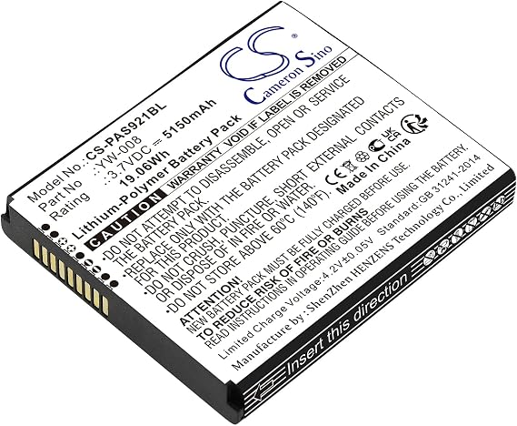 Replacement Battery Compatible for Pax A920 Pro (5150mAh/3.7V), YW-008 Battery