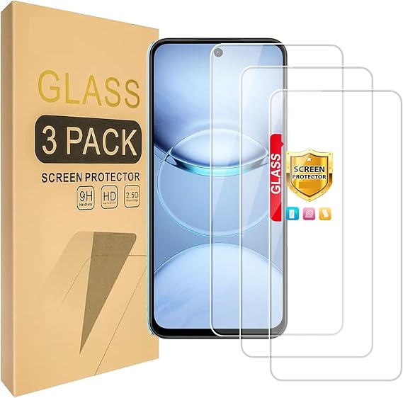 (3 Pack) Compatible with Xiaomi Redmi K40 K40 Pro Screen Protector Tempered Glass,Case Friendly [Hardness 9H ][High definition] [Anti Scratch]