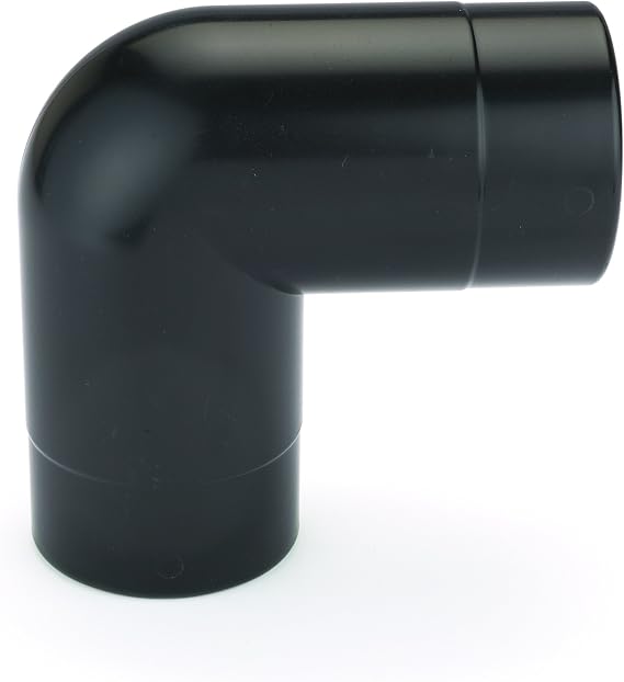 Woodriver Dust Connection 2-1/2" 90 Degree Elbow Dust Collection Fitting