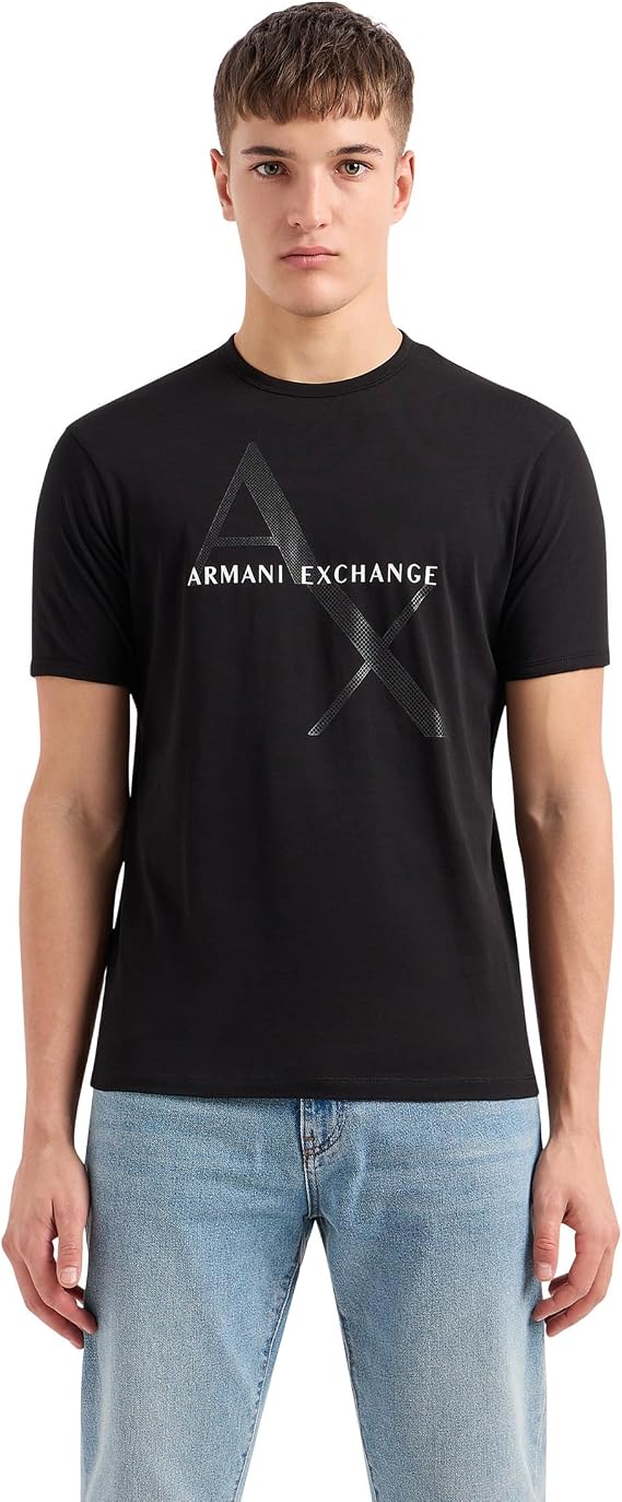 Armani Exchange Men's Crew Neck Logo Tee T Shirt