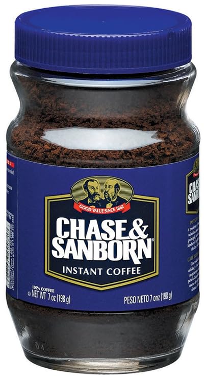 Chase & Sanborn Coffee, Regular Instant Coffee Jar, 7 Ounce