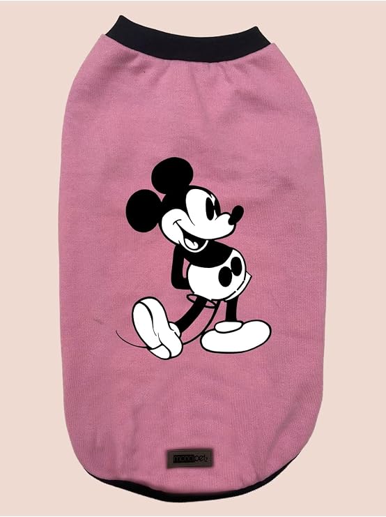 Yeni Sezon Köpek ve Kedi Kıyafeti - Pembe Mickey Mouse S Beden
