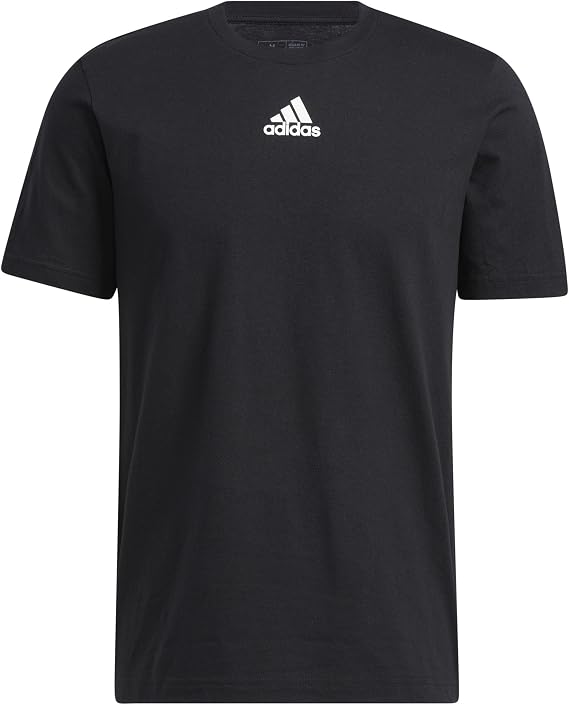 adidas Mens Playmaker Short Sleeve Tee S Black