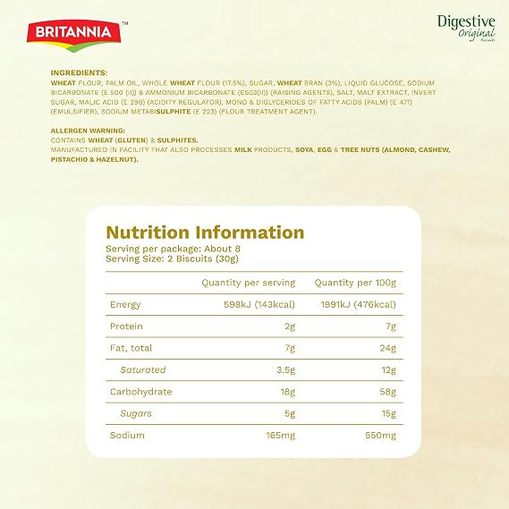 Britannia Digestive Biscuit, 224.81 g