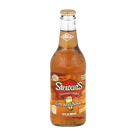 Stewart's Cream Soda 24/12oz bottles