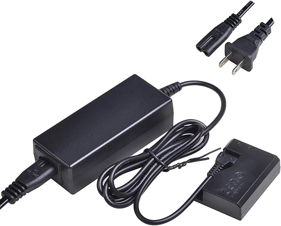 Batmax ACK-E10 AC Coupler Dummy Battery Power Adapter Charger Kit for Canon LP-E10; EOS Rebel T3,T5, T6, T7, T100, Kiss X50, X70 X80 X90, EOS 1100D 1200D 1300D 1500D 2000D Cameras