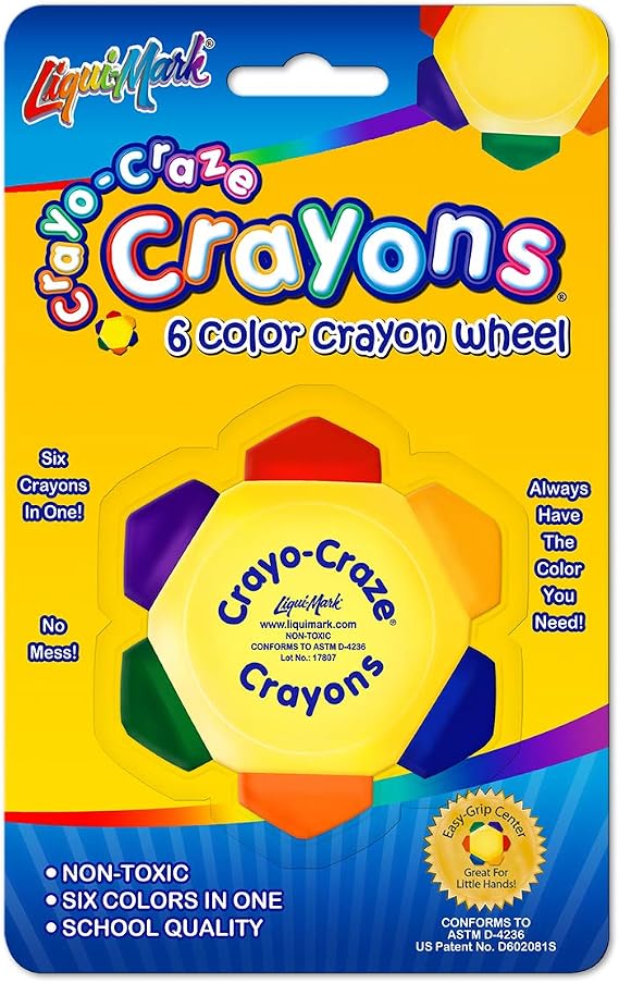 6-color Crayon Wheel