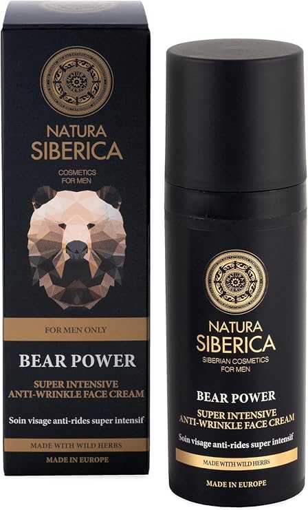 Natura Siberica For Men Only Bear Super Intensive Power Anti-Wrinkle Face Cream 50Ml