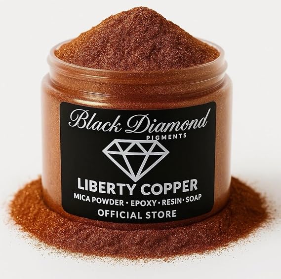 BLACK DIAMOND PIGMENTS Liberty Copper Pearlescent Resin Color Pigment 51g