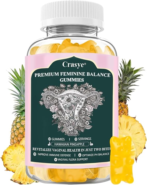 Premium Feminine Balance Gummies PH Balance Vaginal Health Gummies