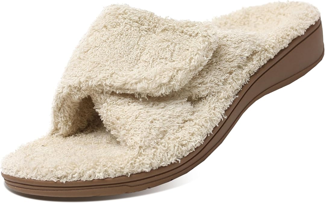 Medical SOLES Women's Comfy Slippers - Fluffy, Cute, and Fuzzy House Slippers for Indoor and Outdoor with Arch Support and Orthopedic Focus for Women