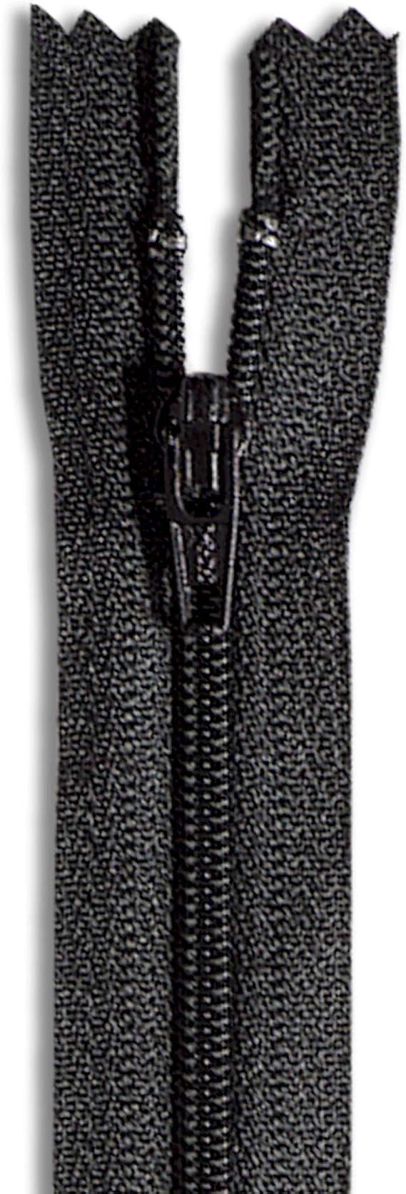 Black Zipper Nylon Coil Zipper 9 inch Zippers for Sewing 9 DIY Zippers Supplies for Tailor Sewing Crafts