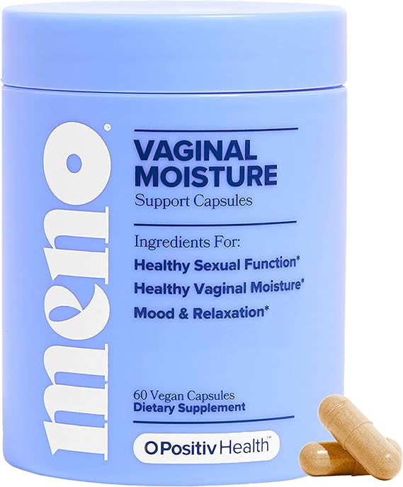 MENO Vaginal Moisture Hormone-Free Capsules with Maca Root 30-Day Supply