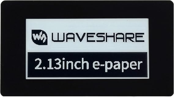 2.13inch Touch e-Paper HAT for Raspberry Pi 4B/3B+/3B/2B/Zero/Zero W/Zero WH, 250x122 Pixels, Black White Two-Color, 5-Point Touch Capacitive E-Ink Screen LCD, SPI Interface Support Partial Refresh