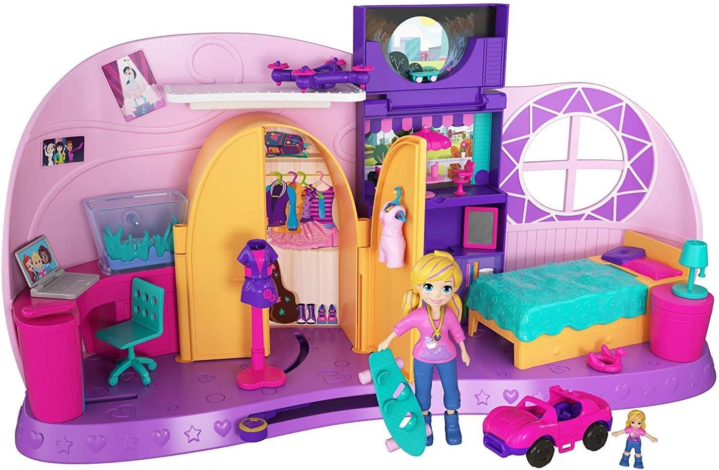 Polly Pocket FRY98 Polly's Go Tiny Playset
