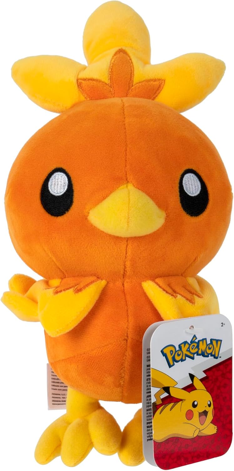 Jazwares Pokemon 8'' Plush Toy Torchic, Multicolor, 95217JAZ_FLEMMLI
