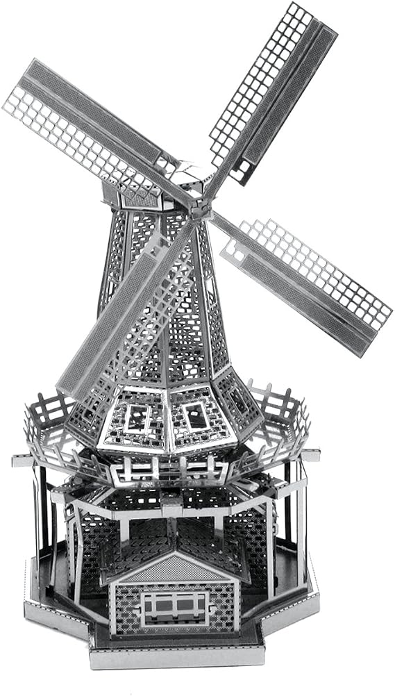 Metal Earth Windmill 3D Metal Model Kit Fascinations