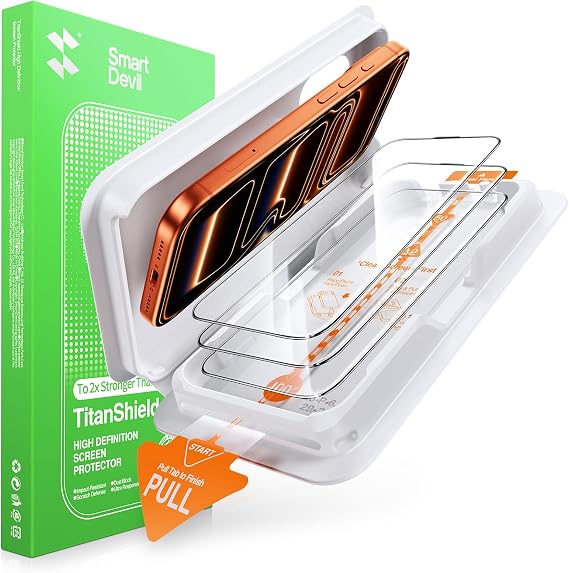 SMARTDEVIL 3-Pack Screen Protector for iPhone 17 Pro Max