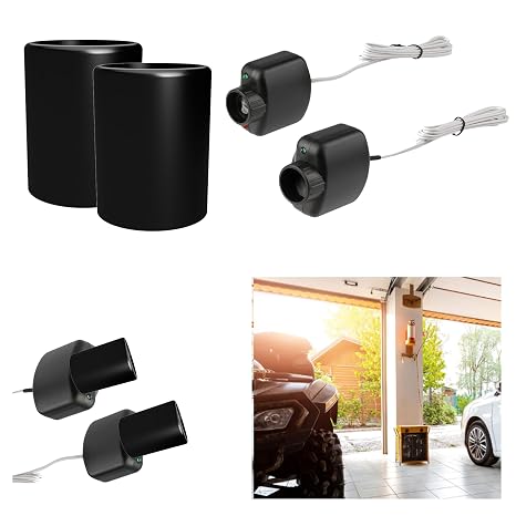 Garage Door Sensor Shield for Linear Sensors, Protects from Sunlight, 2 Pack