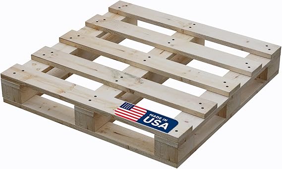 Treaton, Heavy-Duty 4-Way Entry Wooden Pallet 40x36x5, Industrial-Grade Hardwood Shipping Pallet, Durable, Reusable, Stackable, Easy to Handle, Commercial Use as a Floor-Pallet, 20 Pack