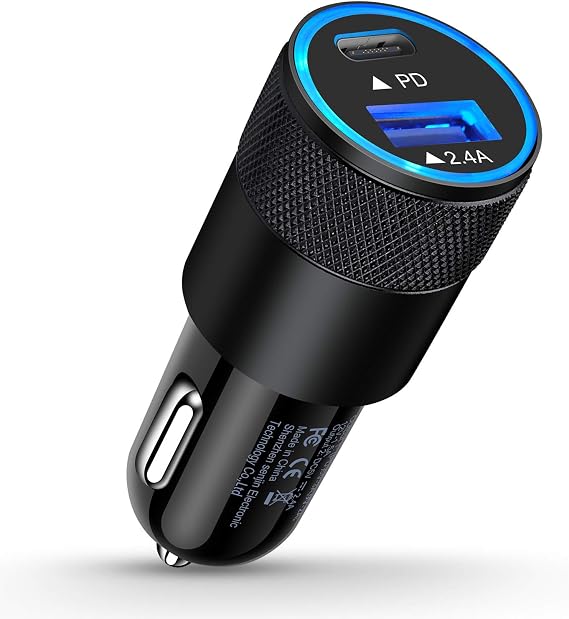 AILKIN 30W PD USB C Car Charger, USB Type C Fast Power Charging Block