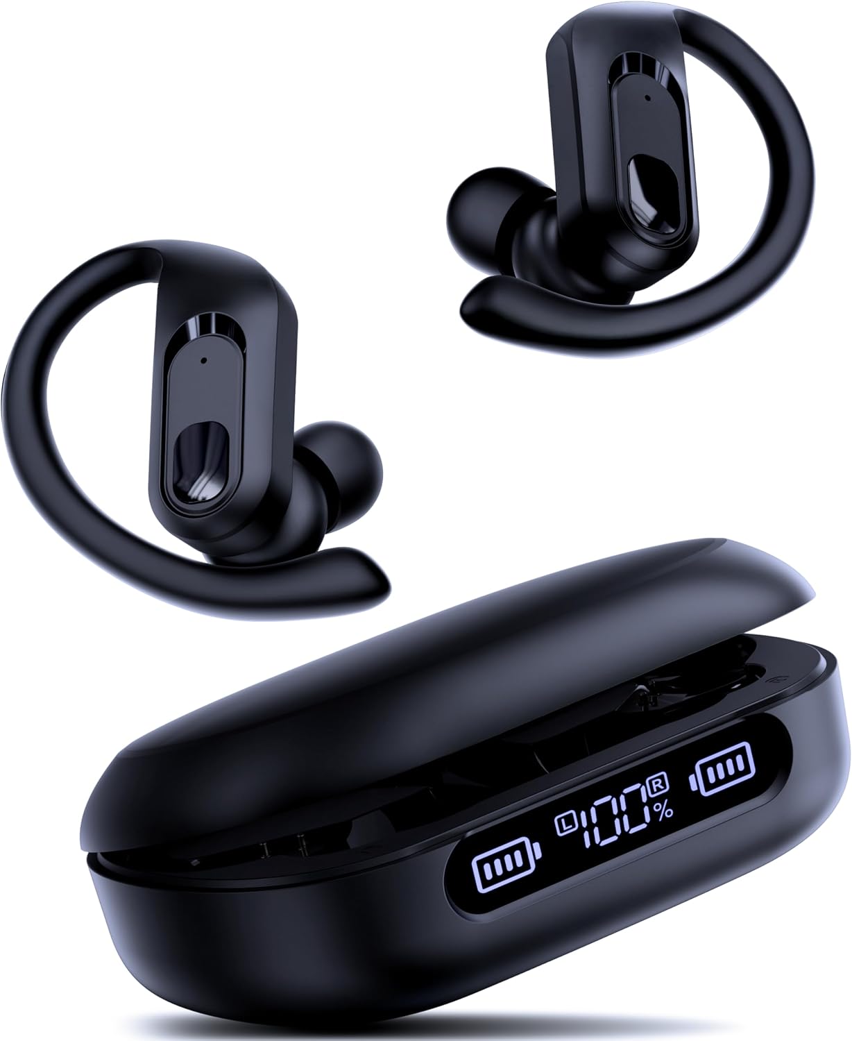 AI Translation Earbuds Real Time 164 Languages 96H Playtime Translator Ear Buds Audifonos Traductores Inglés Español Wireless Earphones Bluetooth Headphones for Travel Business Meeting Learning