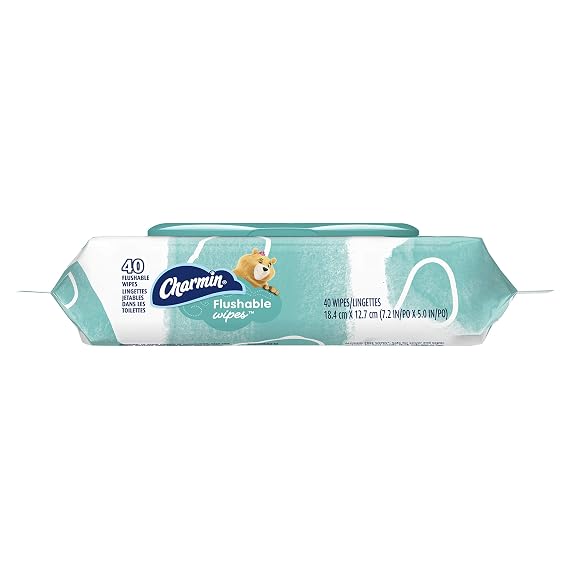 Charmin Flushable Wipes, 40 Flushable Wipes Per Pack