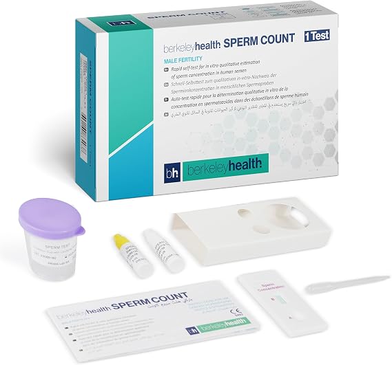 Easy Check Male Fertility Test Kit, Sperm Count (1 Test)