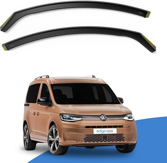 EdgeVisors Wind Deflectors for Volkswagen VW Caddy MK5 2 Door Van 2pc