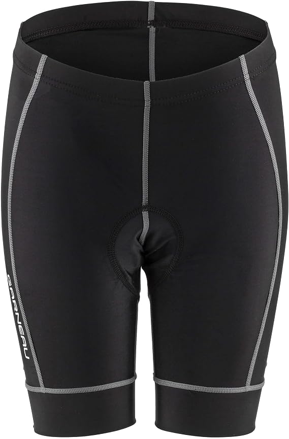 Garneau Boy's Request Promax Junior Cycling Shorts, Black, Large