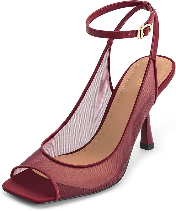 JW PEI Women's Serenity Open Toe Mesh Slingback Sandals